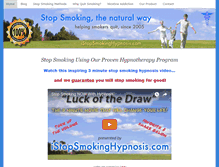 Tablet Screenshot of istopsmokinghypnosis.com